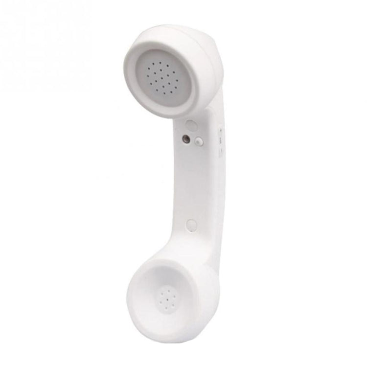 Bluetooth Wireless Connection Retro Microphone External Mobile Phone Handset(White) - Bluetooth Earphone by PMC TechLife | Online Shopping South Africa | PMC TechLife