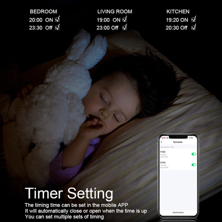 Tuya ZigBee Smart Single-fire Zero-fire Sharing Switch Phone Control Voice Panel EU Plug, Spec: 3 Buttons - Smart Switch by PMC TechLife | Online Shopping South Africa | PMC TechLife