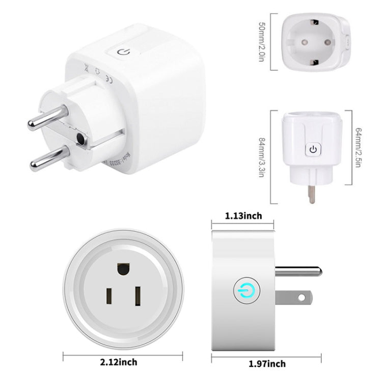 Tuya Smart App Wifi Smart Socket Phone Remote Timing Voice Switch Supports Alexa UK Plug, Style: 20A Power Model - Smart Socket by PMC TechLife | Online Shopping South Africa | PMC TechLife