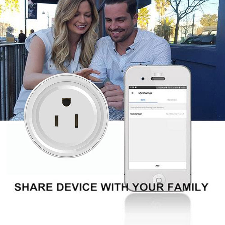 Tuya Smart App Wifi Smart Socket Phone Remote Timing Voice Switch Supports Alexa UK Plug, Style: 20A Power Model - Smart Socket by PMC TechLife | Online Shopping South Africa | PMC TechLife
