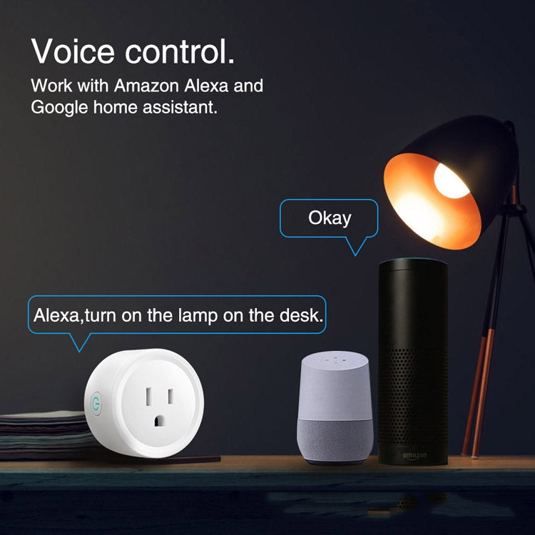Tuya Smart App Wifi Smart Socket Phone Remote Timing Voice Switch Supports Alexa UK Plug, Style: 20A Power Model - Smart Socket by PMC TechLife | Online Shopping South Africa | PMC TechLife