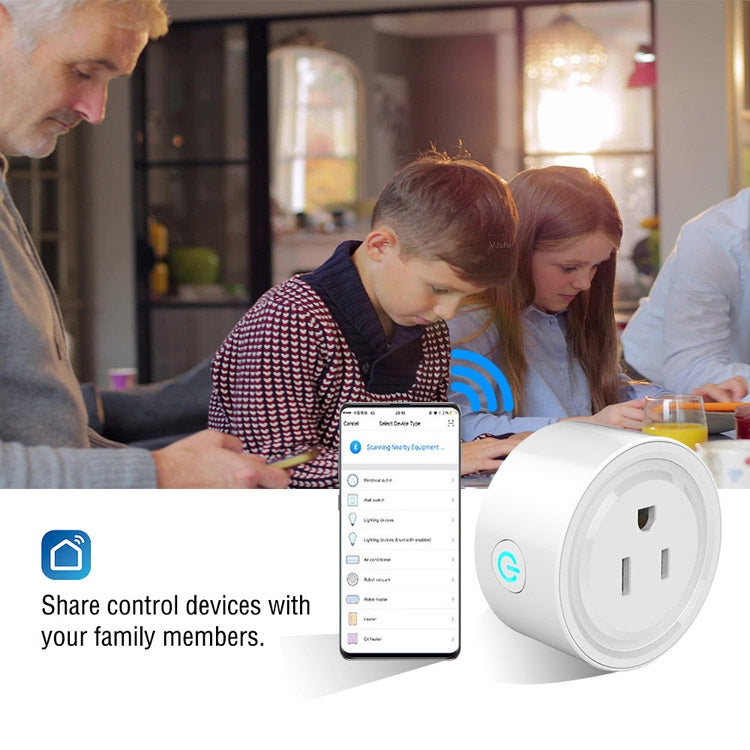 Tuya Smart App Wifi Smart Socket Phone Remote Timing Voice Switch Supports Alexa UK Plug, Style: 20A Power Model - Smart Socket by PMC TechLife | Online Shopping South Africa | PMC TechLife