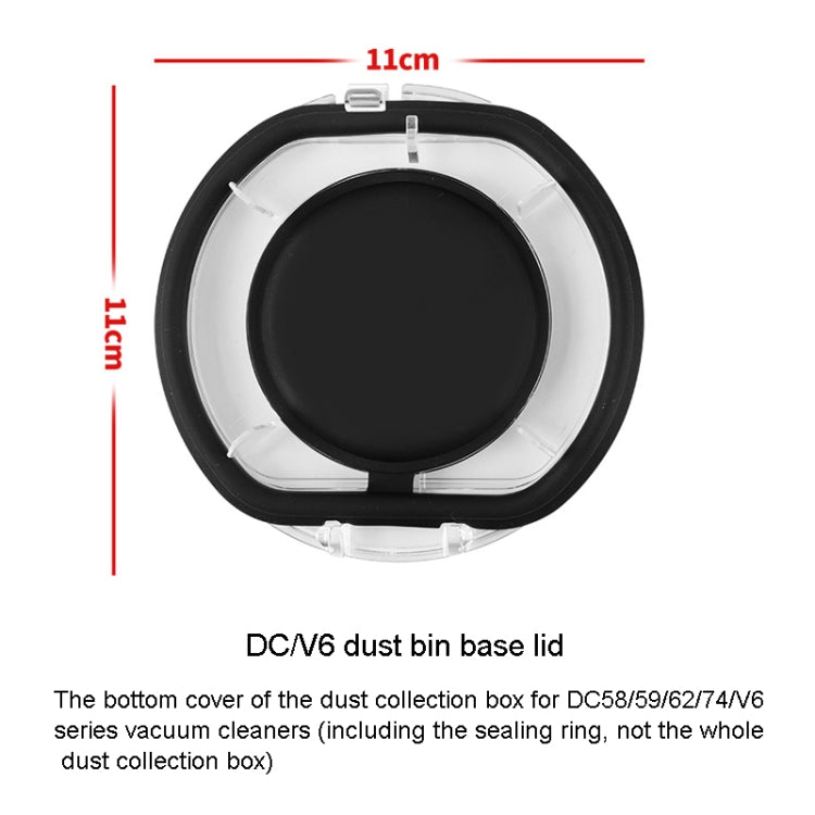 For Dyson V6 Dust Bin Base Lid Vacuum Cleaner Replacement Accessories - Dyson Accessories by PMC Jewellery | Online Shopping South Africa | PMC Jewellery
