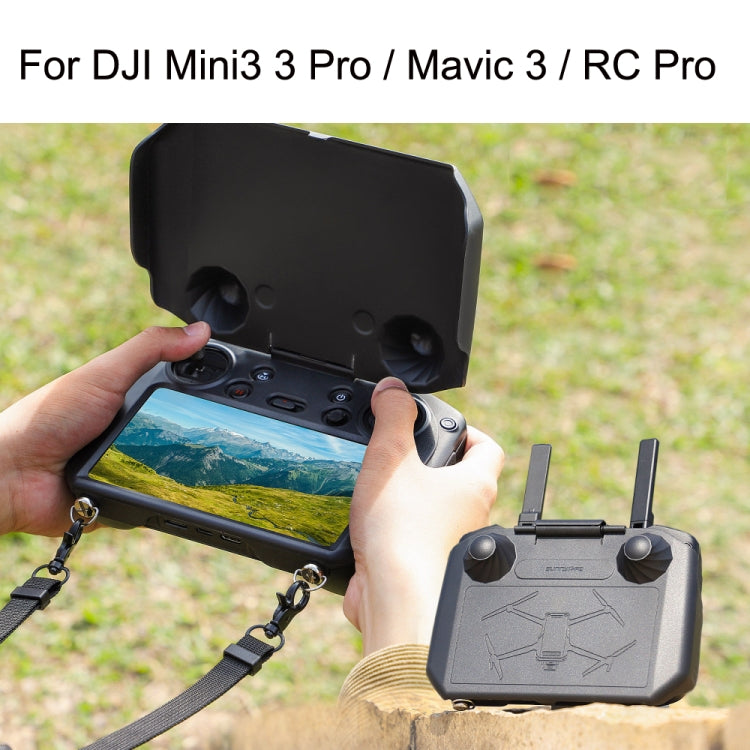 Sunnylife YK558 With Screen Remote Control Shielding Protection Cover For DJI Mini 3 / 3 Pro / Mavic 3 / RC Pro(Black) - Other by Sunnylife | Online Shopping South Africa | PMC TechLife | Buy Now Pay Later Mobicred