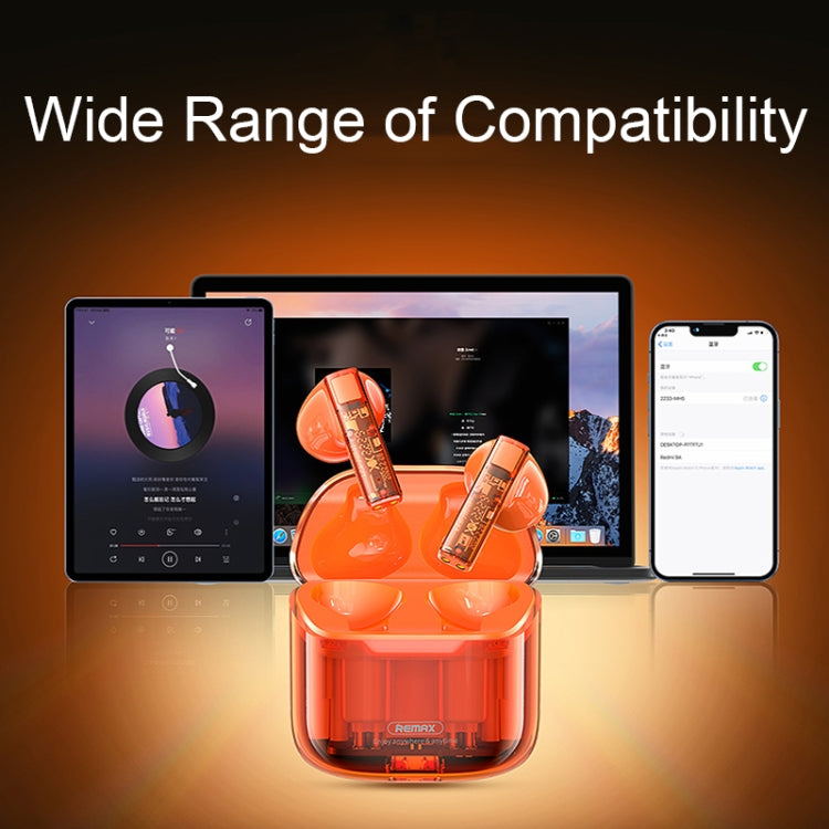 REMAX CozyBuds 6C TWS Transparent Cabin Low Delay Wireless Bluetooth Headset(Black) - TWS Earphone by REMAX | Online Shopping South Africa | PMC TechLife | Buy Now Pay Later Mobicred