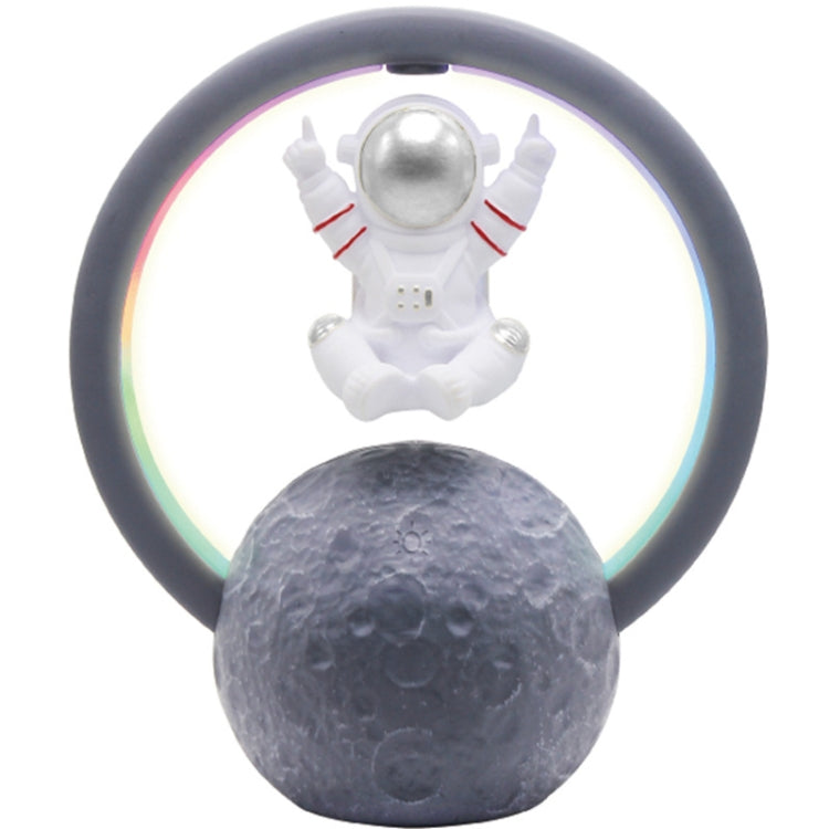 Y-598 Suspended Astronaut Bluetooth Speaker RGB Light Subwoofer Ornament,Spec: 598A Silver - Desktop Speaker by PMC Jewellery | Online Shopping South Africa | PMC Jewellery