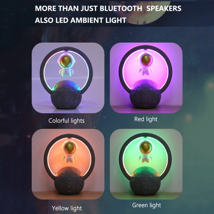 Y-598 Suspended Astronaut Bluetooth Speaker RGB Light Subwoofer Ornament,Spec: 598B Golden - Desktop Speaker by PMC TechLife | Online Shopping South Africa | PMC TechLife