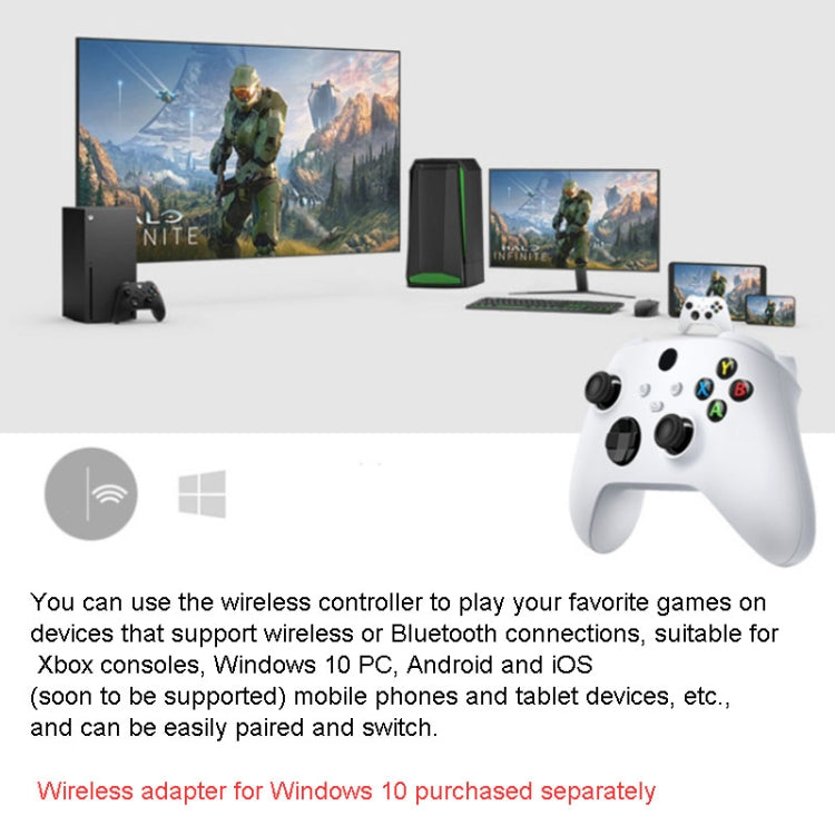 For Xbox Series X/S Bluetooth Wireless Controller Gamepad Joystick(Black) - Gamepad by PMC TechLife | Online Shopping South Africa | PMC TechLife