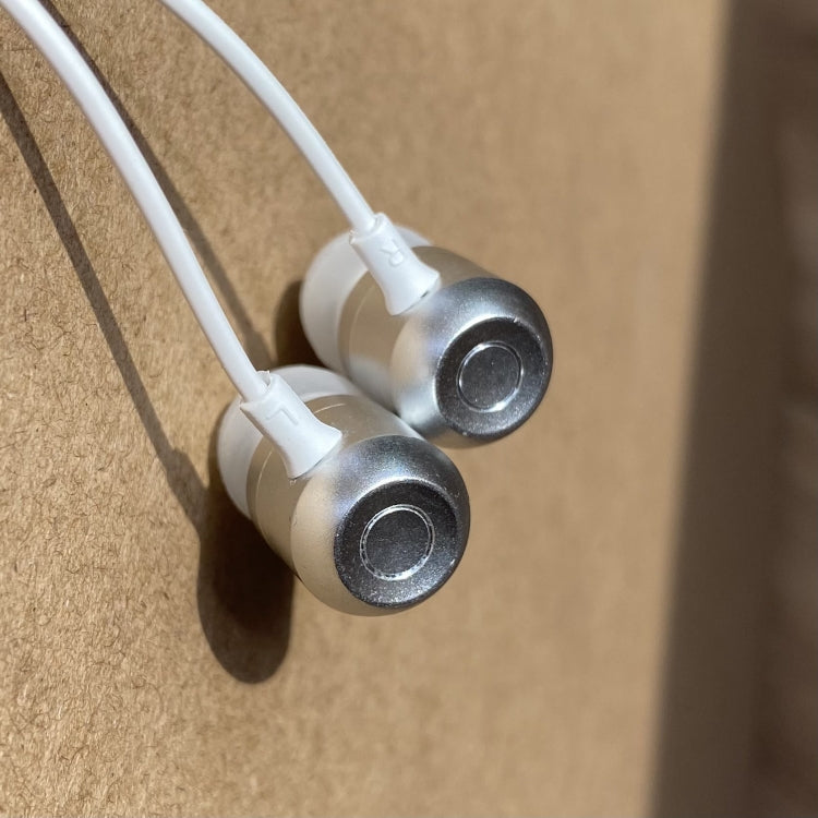 For Oculus Quest 2 VR Glasses Ear-in Headset 3.5 Elbow Aluminum Earphones(White) - VR Accessories by PMC TechLife | Online Shopping South Africa | PMC TechLife