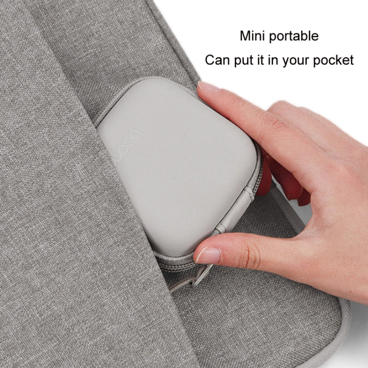 Baona BN-F003 Leather Digital Headphone Cable U Disk Storage Bag, Specification: Rectangular Black - Digital Storage Bag by Baona | Online Shopping South Africa | PMC TechLife | Buy Now Pay Later Mobicred