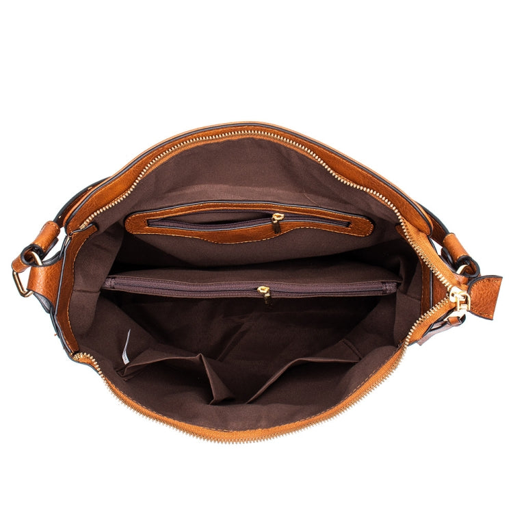 7871 Large Capacity Adjustable Leather Tote Bag Multi-compartment Shoulder Bag, Color: Black - free shipping - PMC TechLife - Order now!
