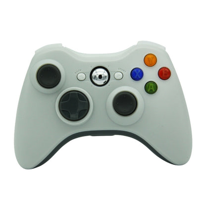 For Microsoft Xbox 360 / PC XB13 Dual Vibration Wireless 2.4G Gamepad With Receiver(White) - Gamepad by PMC Jewellery | Online Shopping South Africa | PMC Jewellery