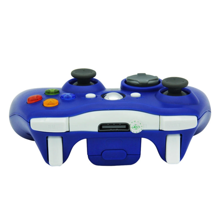 For Microsoft Xbox 360 / PC XB13 Dual Vibration Wireless 2.4G Gamepad With Receiver(Blue) - Gamepad by PMC Jewellery | Online Shopping South Africa | PMC Jewellery