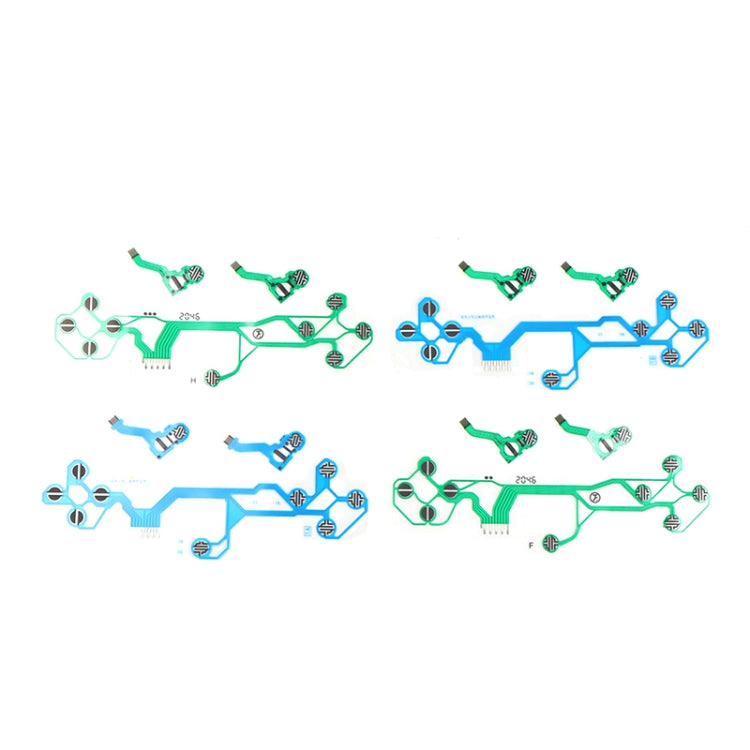 For PS5 Controller 2sets Button Ribbon Circuit Board Conductive Film(Green) - PS5 Spare Parts by PMC Jewellery | Online Shopping South Africa | PMC Jewellery