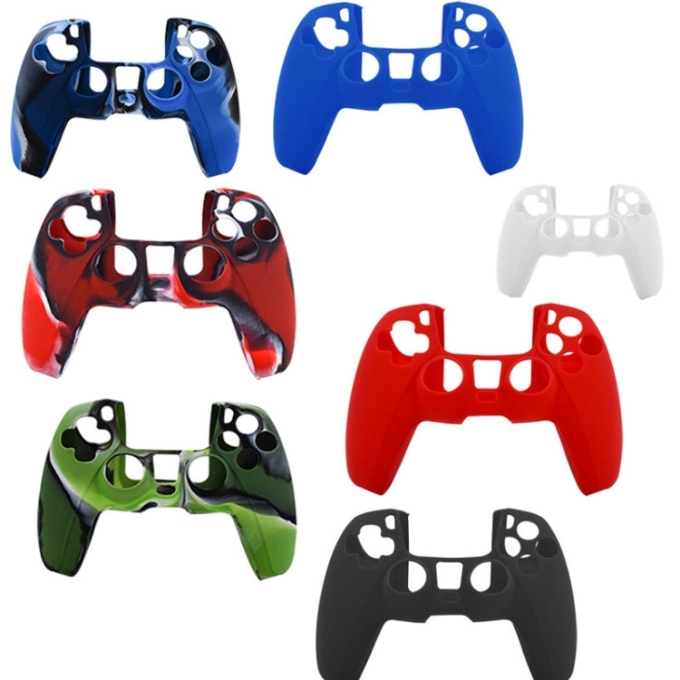 For PS5 Controller Silicone Case Protective Cover, Product color: Camouflage Red - Cases by PMC Jewellery | Online Shopping South Africa | PMC Jewellery