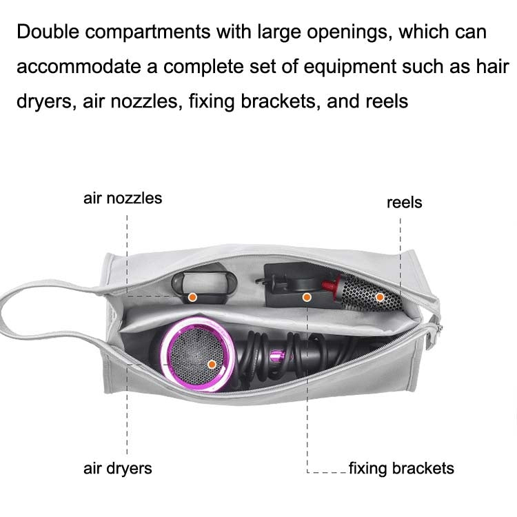 For Dyson Hair Dryer Storage Package Hair Roll Protective Cover, Color: Color White - free shipping - PMC TechLife - Order now!