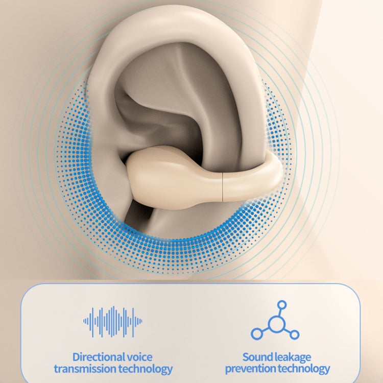 M10 IPX5 Waterproof Ear Clip Bluetooth Earphones, Style: Single Pink - Bluetooth Earphone by PMC TechLife | Online Shopping South Africa | PMC TechLife