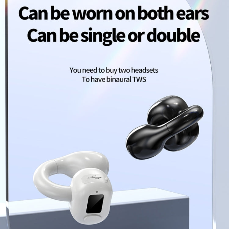 M10 IPX5 Waterproof Ear Clip Bluetooth Earphones, Style: Doble Pink - Bluetooth Earphone by PMC TechLife | Online Shopping South Africa | PMC TechLife