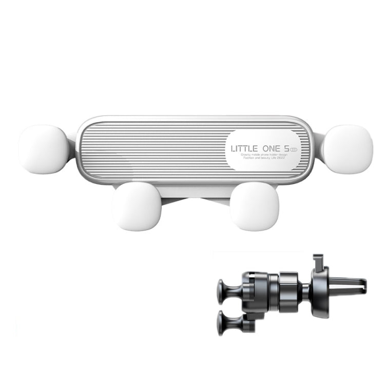 S03 Vehicle Air Outlet Gravity Navigation Mobile Phone Holder, Color: White Eagle Mouth - Car Holders by PMC TechLife | Online Shopping South Africa | PMC TechLife