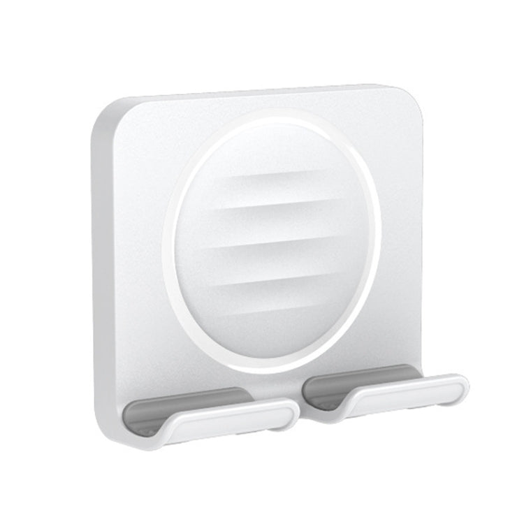 B86 Multifunctional Rotatable Punch-free Wall Mobile Phone Holder(White) - Hand-Sticking Bracket by PMC TechLife | Online Shopping South Africa | PMC TechLife