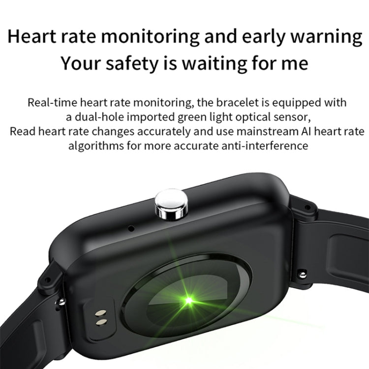 H10 1.69 inch Screen Bluetooth Call Smart Watch, Support Heart Rate/Blood Pressure/Sleep Monitoring, Color: Gold Net+Silicone - Smart Wear by PMC TechLife | Online Shopping South Africa | PMC TechLife