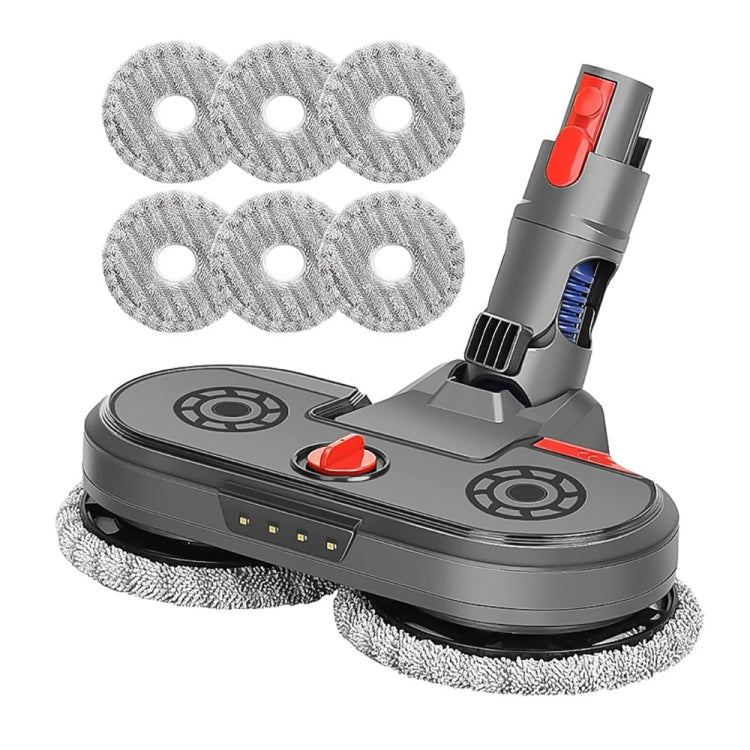 For Dyson V15  Vacuum Cleaner Electric Mopping Head Integrated Water Tank With 6pcs Rag - free shipping - PMC TechLife - Order now!