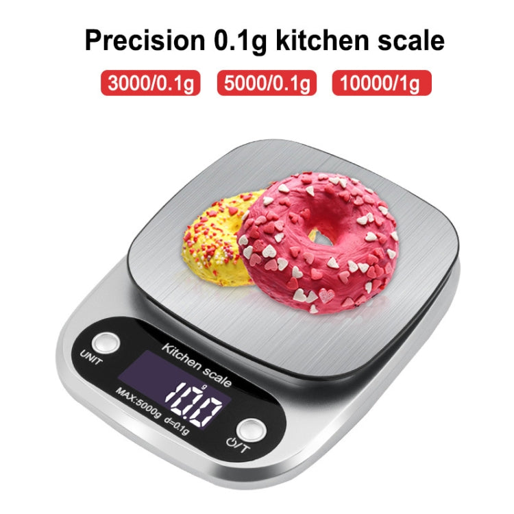 Small Multifunctional Kitchen High Precision Electronic Scale LCD Digital Display Food Scale, Model: 3kg/ 0.1g - Kitchen Scales by PMC TechLife | Online Shopping South Africa | PMC TechLife