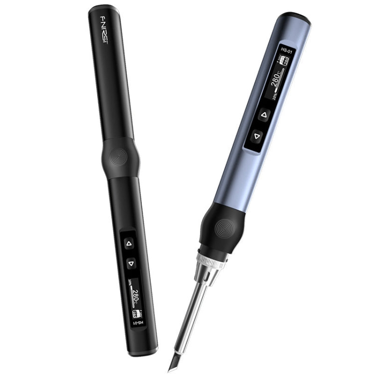 FNIRSI HS-01 Smart Soldering Iron Digital Display Portable Mini Soldering Station(Blue KR) - free shipping - PMC TechLife - Order now!