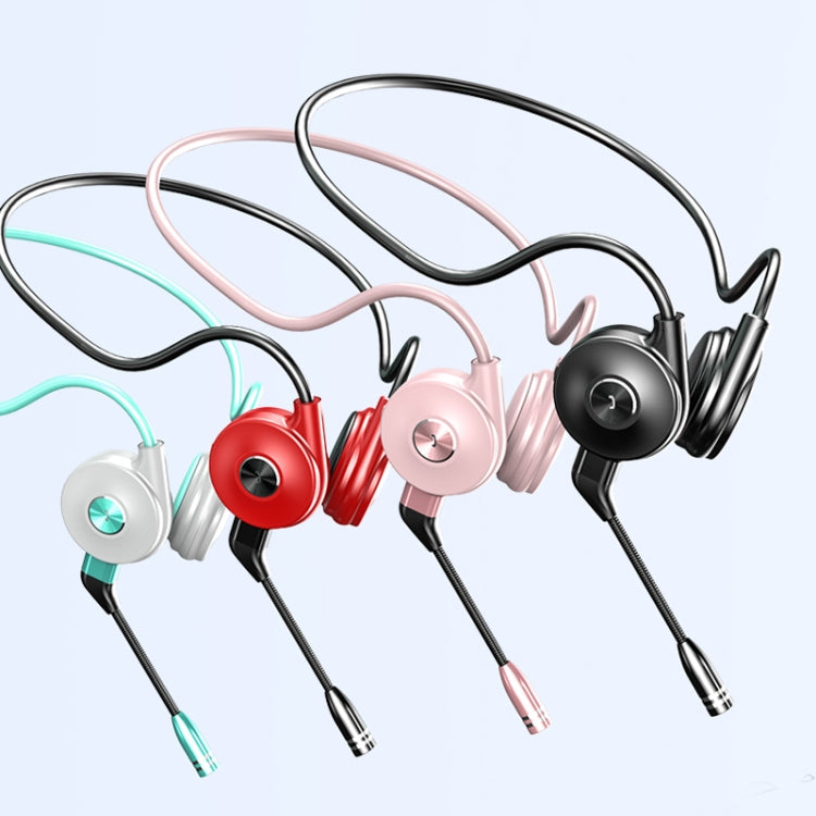 M1 Stereo Sound Running Sports Bone Conduction Bluetooth Earphones With Microphone(Red) - Neck-mounted Earphone by PMC TechLife | Online Shopping South Africa | PMC TechLife