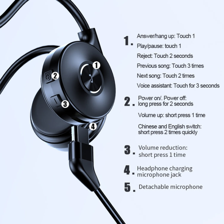 M1 Stereo Sound Running Sports Bone Conduction Bluetooth Earphones With Microphone(Red) - Neck-mounted Earphone by PMC TechLife | Online Shopping South Africa | PMC TechLife