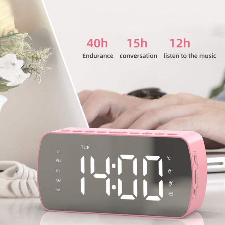 Q5 Outdoor Portable Card Bluetooth Speaker Small Clock Radio, Color: White 1400mAh - Mini Speaker by PMC TechLife | Online Shopping South Africa | PMC TechLife