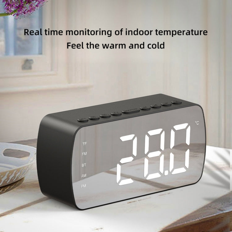 Q5 Outdoor Portable Card Bluetooth Speaker Small Clock Radio, Color: White 1400mAh - Mini Speaker by PMC Jewellery | Online Shopping South Africa | PMC Jewellery