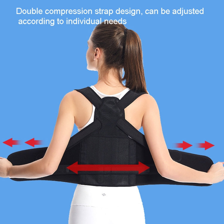 MK-098  Back Posture Corrector Back Support Fixation Correction Belt, Size: S(Black) - Corrector by PMC Jewellery | Online Shopping South Africa | PMC Jewellery