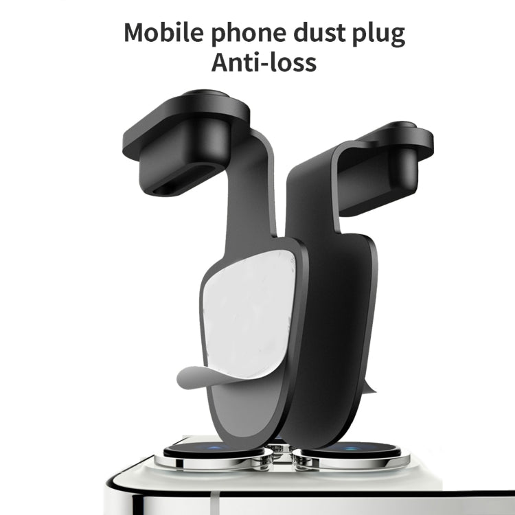 10pcs USB-C/Type-C  Mobile Phone Charging Port Silicone Anti-Dust Plug Back-adhesive Loss-proof Cover(Black) - Anti-dust & Ear Caps by PMC TechLife | Online Shopping South Africa | PMC TechLife