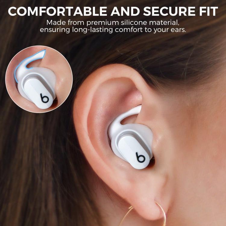 For Beats Studio Buds AhaStyle PT172 Earphone Silicone Ear Caps, Style: Earcap x 3+Case (White) - Anti-dust & Ear Caps by AhaStyle | Online Shopping South Africa | PMC TechLife | Buy Now Pay Later Mobicred