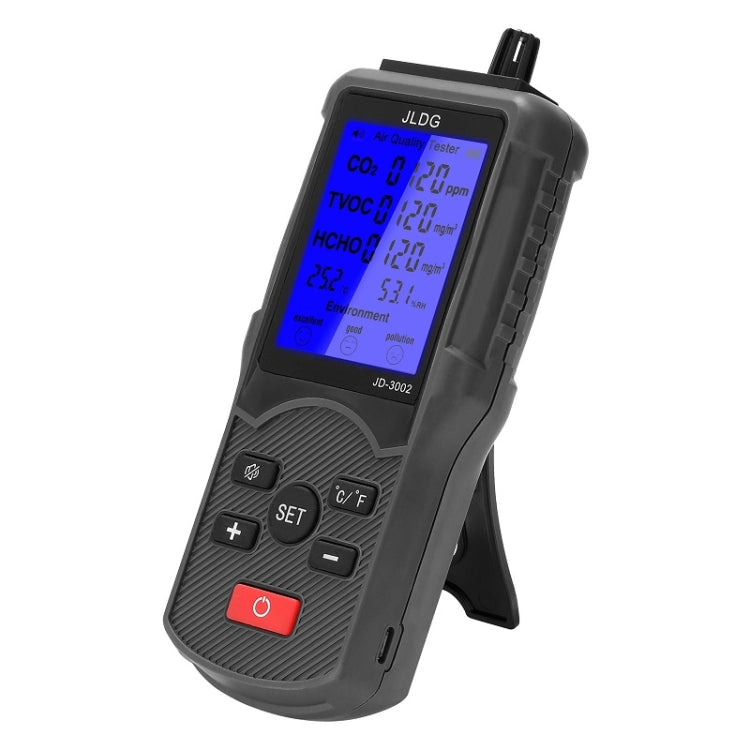 JD-3002 Carbon Dioxide Comprehensive Air Quality Temperature Humidity Detector(480g) - Air & Water Quality Tester by PMC TechLife | Online Shopping South Africa | PMC TechLife | Buy Now Pay Later Mobicred