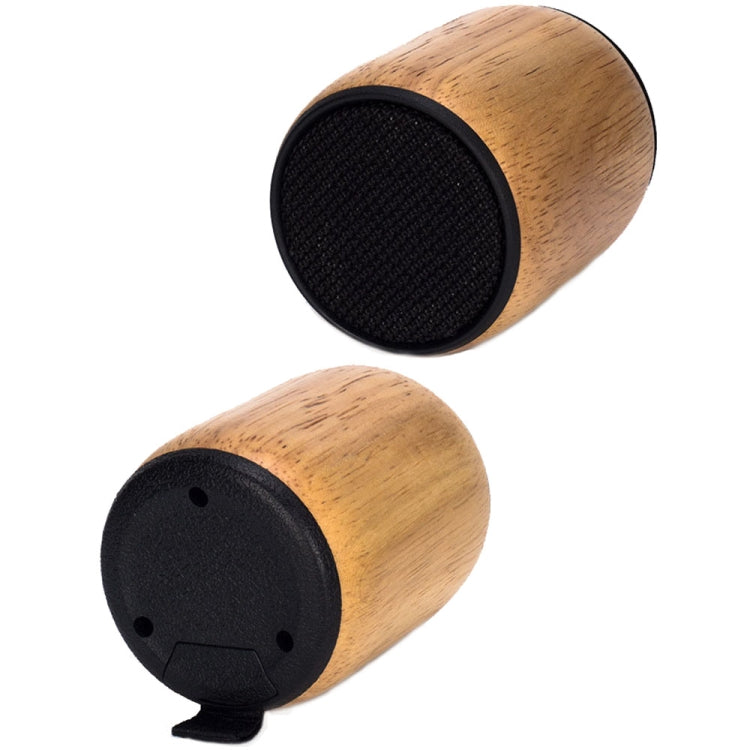 BT811 Mini Wooden Wireless Bluetooth Speaker Support TF Card & 3.5mm AUX(Black) - Mini Speaker by PMC Jewellery | Online Shopping South Africa | PMC Jewellery