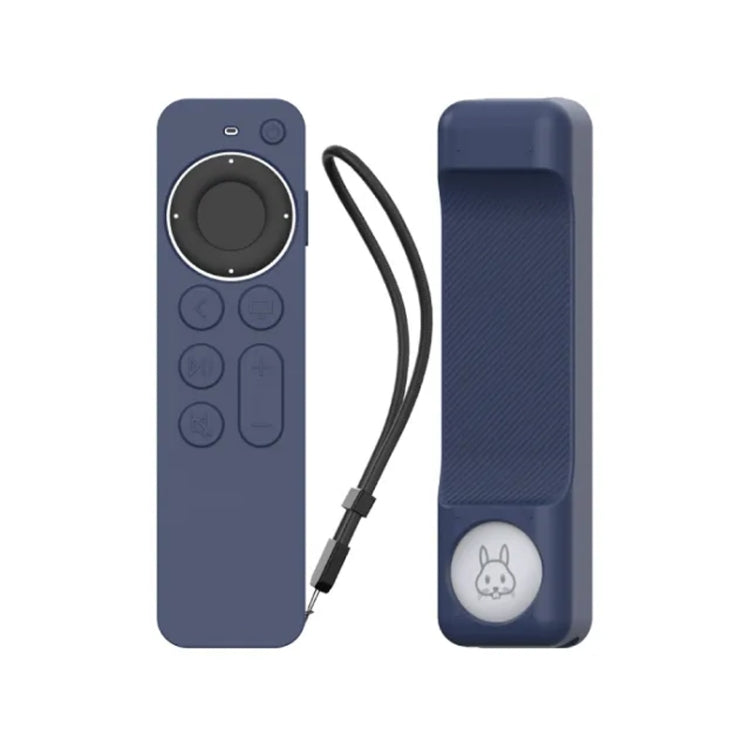 For Apple TV Siri Remote 2/3 AhaStyle PT165 Remote Controller Silicone Protective Case(Blue) - Remote Control Covers by AhaStyle | Online Shopping South Africa | PMC TechLife | Buy Now Pay Later Mobicred