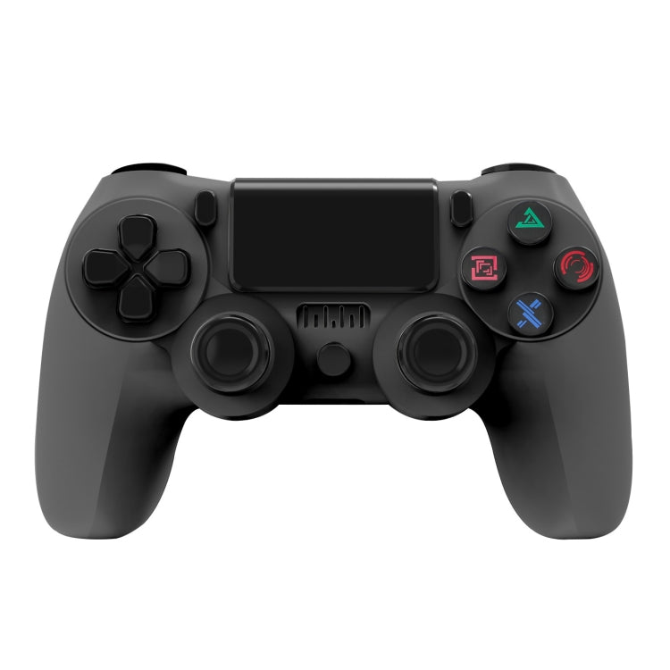 For PS4 Wireless Bluetooth Game Controller With Light Strip Dual Vibration Game Handle(Black) - Gamepads by PMC TechLife | Online Shopping South Africa | PMC TechLife