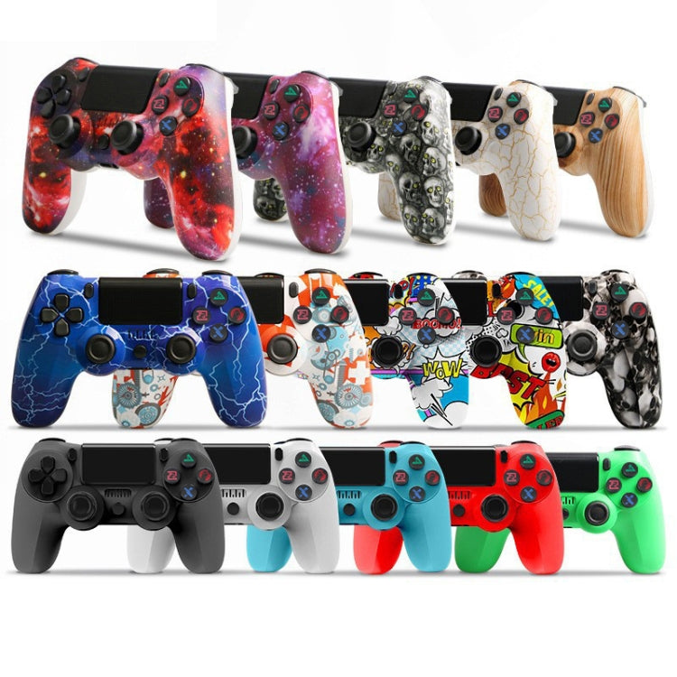 For PS4 Wireless Bluetooth Game Controller With Light Strip Dual Vibration Game Handle(Cloud) - Gamepads by PMC TechLife | Online Shopping South Africa | PMC TechLife