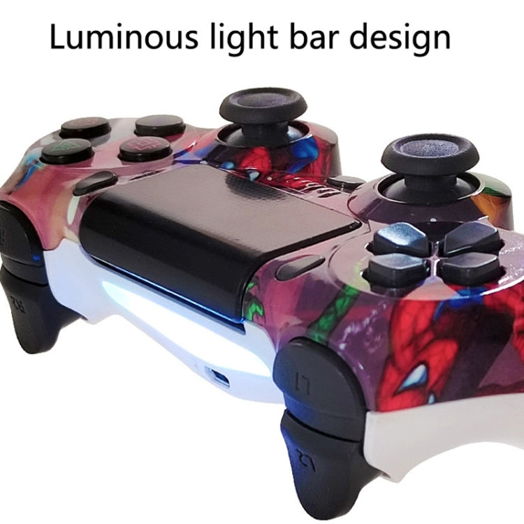 For PS4 Wireless Bluetooth Game Controller With Light Strip Dual Vibration Game Handle(Burst) - Gamepads by PMC TechLife | Online Shopping South Africa | PMC TechLife