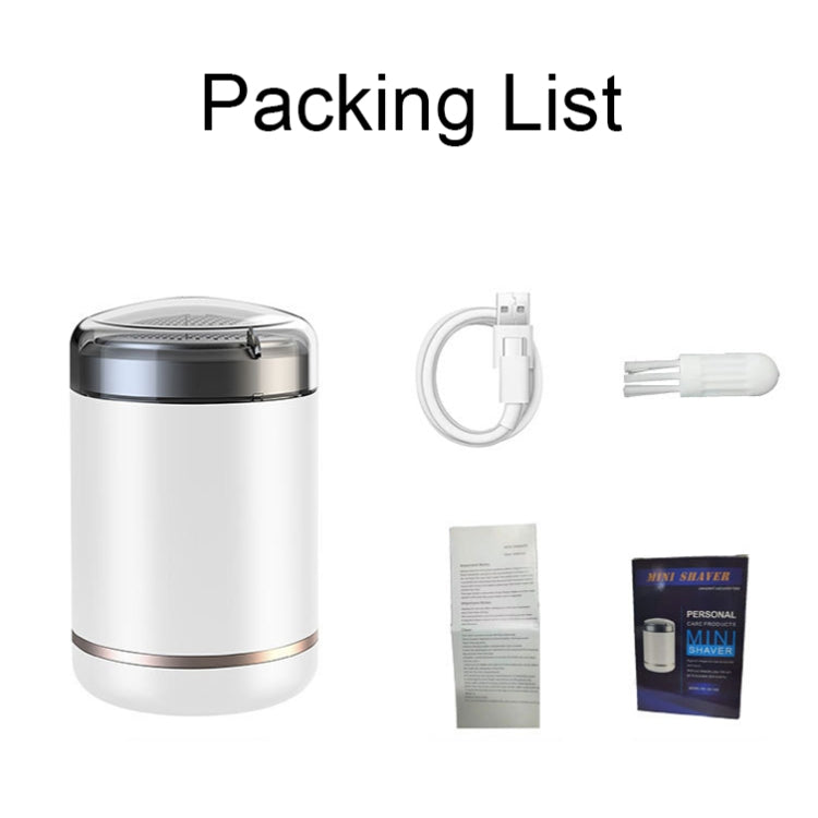 SH-588 USB Charging Electric Mini Shaver Portable Car Travel Shaver(White) - free shipping - PMC TechLife - Order now!