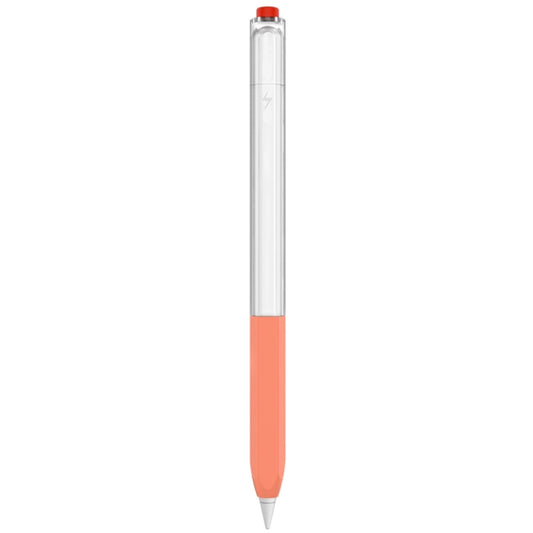 For Apple Pencil 2 AhaStyle PT-LC05 Jelly Style Translucent Silicone Protective Pen Case(Orange) - Pencil Accessories by AhaStyle | Online Shopping South Africa | PMC Jewellery