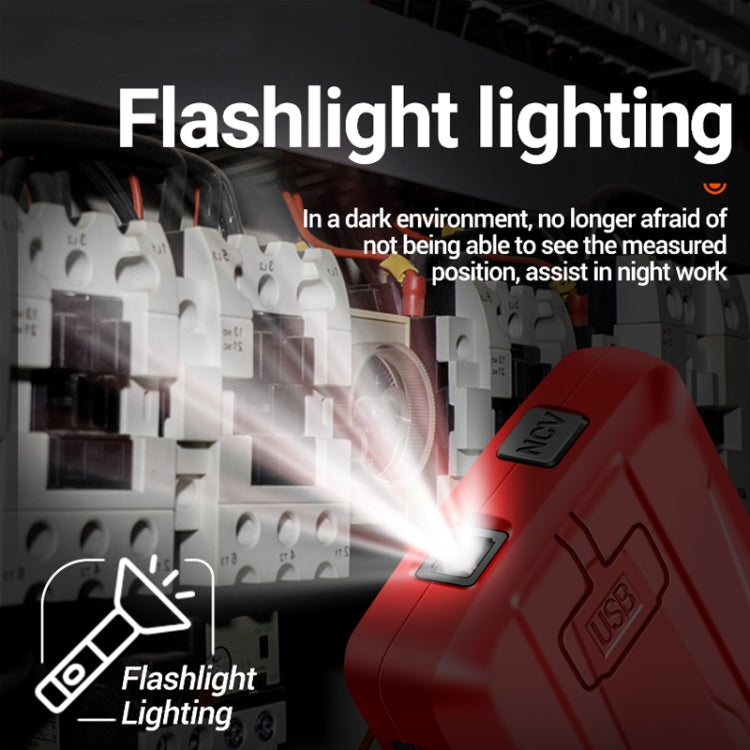 ANENG 683 Smart Touch Screen Automatic Range Rechargeable Multimeter(Red) - free shipping - PMC TechLife - Order now!