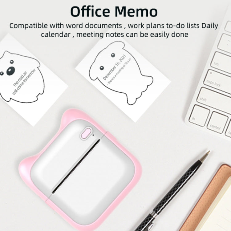 A31 Bluetooth Handheld Portable Self-adhesive Thermal Printer, Color: Blue+5 Rolls Printer Paper - Printer by PMC TechLife | Online Shopping South Africa | PMC TechLife