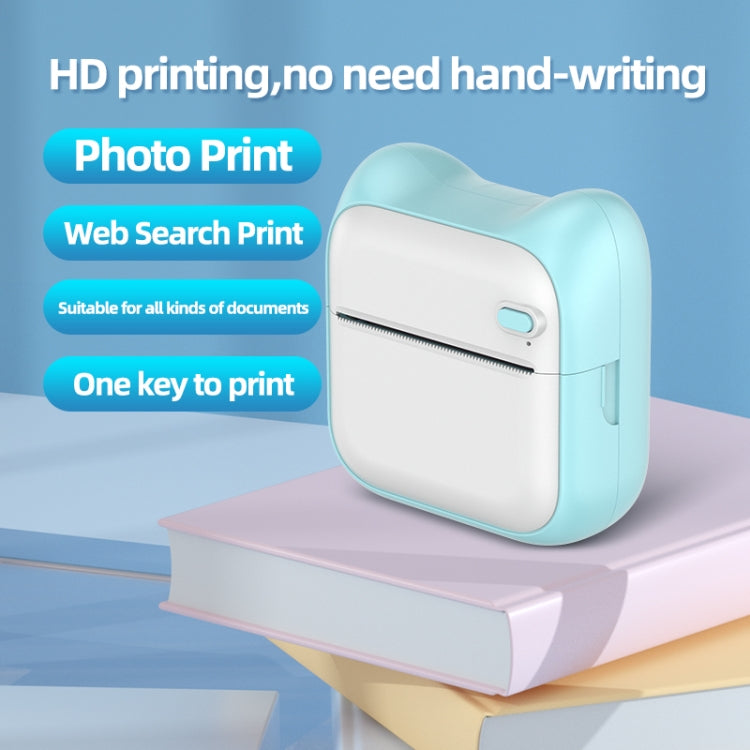 A31 Bluetooth Handheld Portable Self-adhesive Thermal Printer, Color: Blue+5 Rolls Printer Paper - Printer by PMC TechLife | Online Shopping South Africa | PMC TechLife