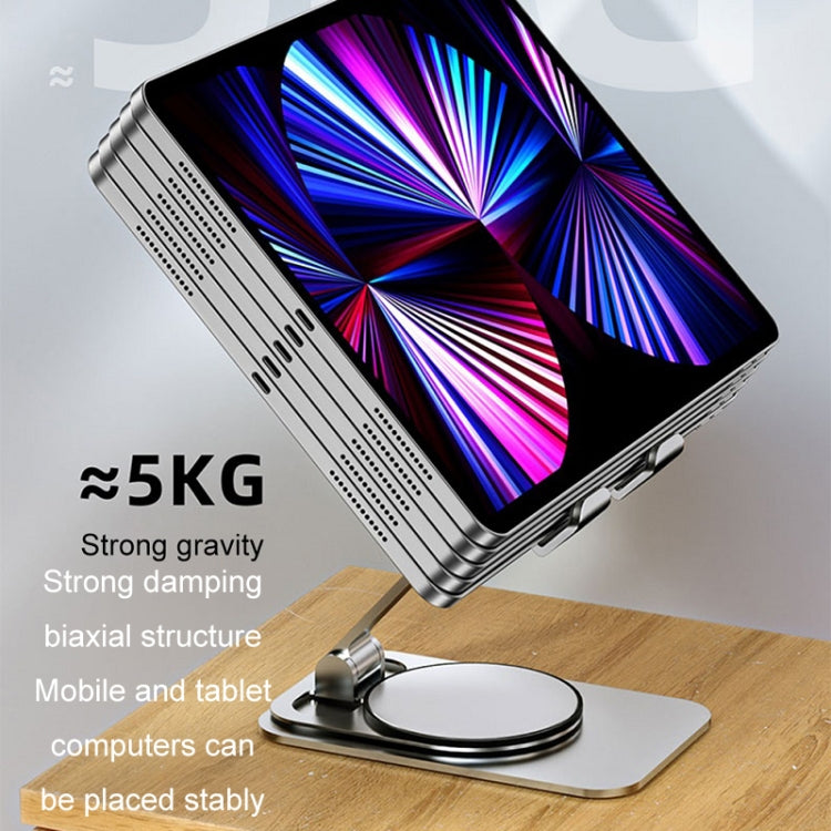 Desktop 360-degree Rotating Foldable Mobile Phone Holder, Color: Metal Gray - free shipping - PMC TechLife - Order now!