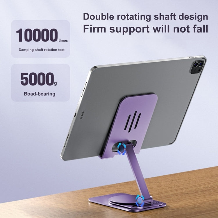 Desktop 360-degree Rotating Foldable Mobile Phone Holder, Color: Carbon Steel Black - free shipping - PMC TechLife - Order now!
