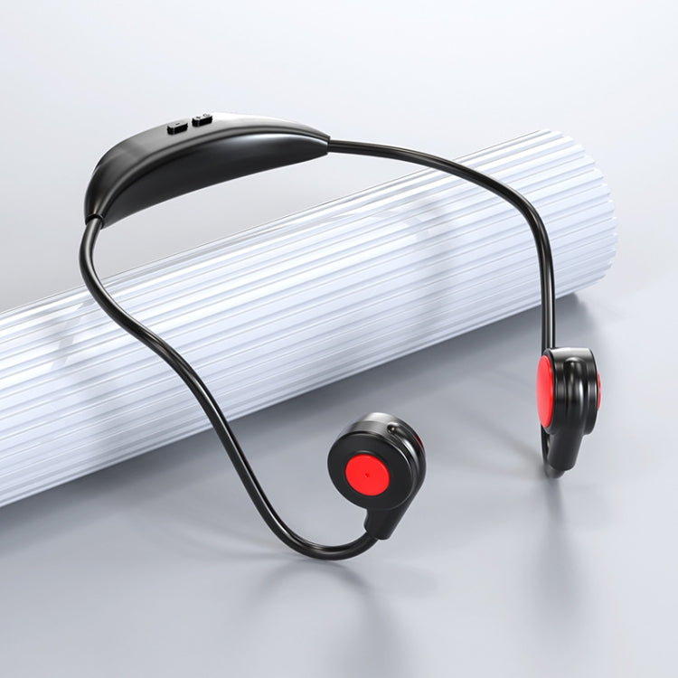 M2 Bone Conduction Earphones Running Stereo To Ear Bluetooth Earphones(Black + Red) - Neck-mounted Earphone by PMC TechLife | Online Shopping South Africa | PMC TechLife