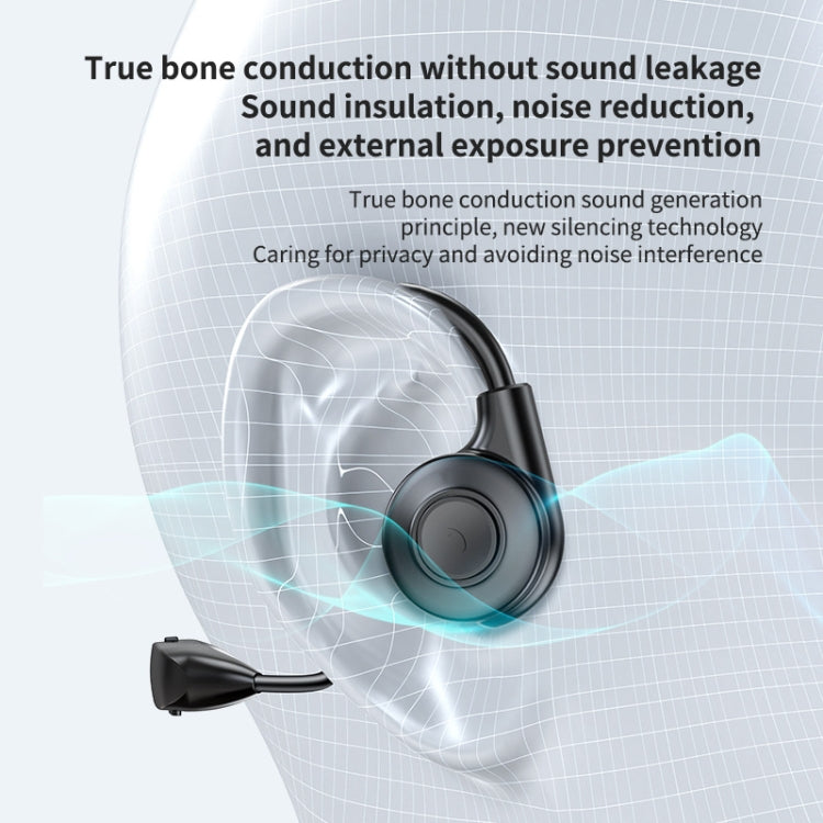 M2 Bone Conduction Earphones Running Stereo To Ear Bluetooth Earphones(Black + Orange) - Neck-mounted Earphone by PMC TechLife | Online Shopping South Africa | PMC TechLife